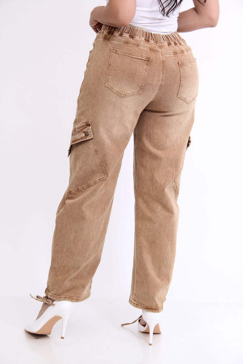 Pantalon de Mezclilla Cargo