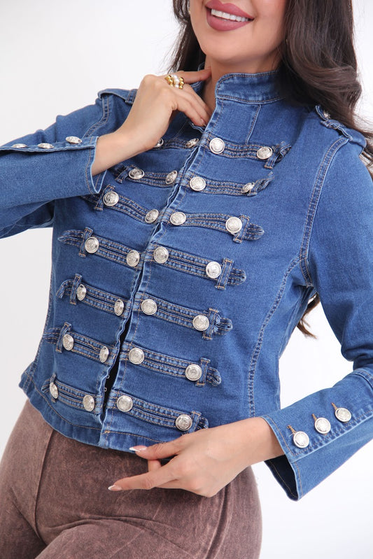 CHAQUETA NAPOLEON DE MEZCLILLA