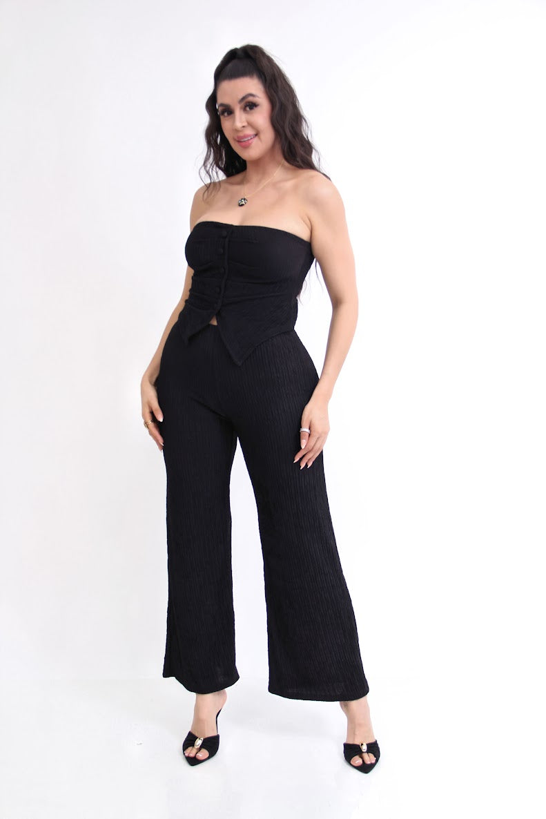 SET CONFORT STRAPPLE BOTONES BLUSA