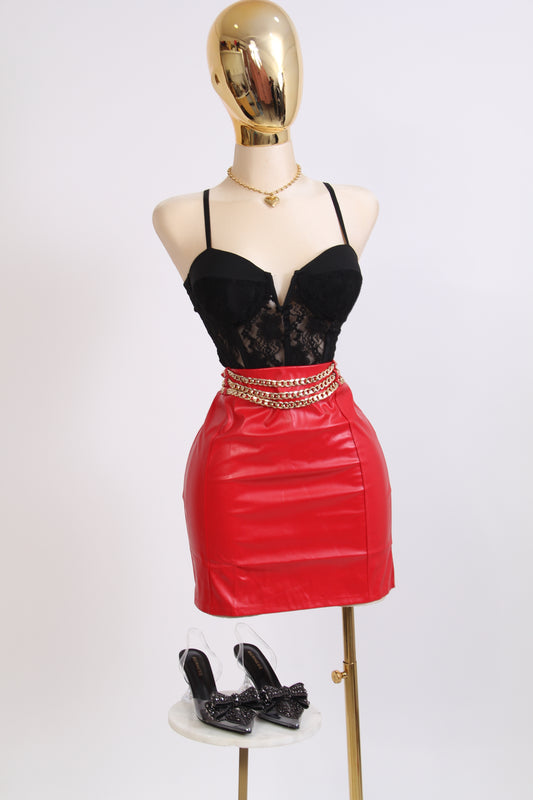 FALDA VINIPIEL CADENAS