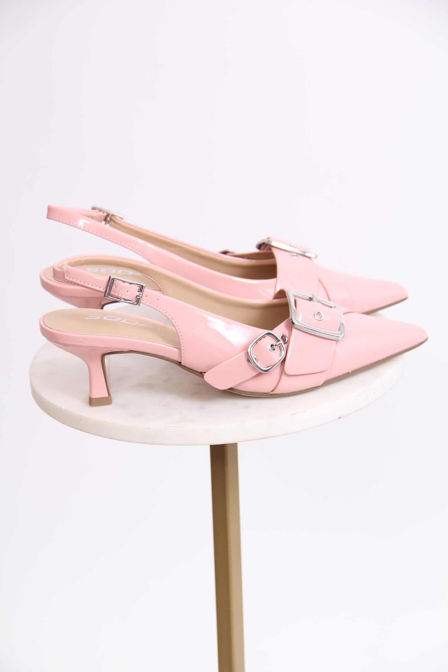 ZAPATILLA STILETO ROSA CLARO