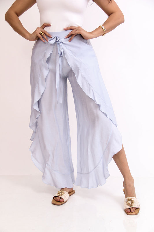 PANTALON ASIMETRICO CON PAREO