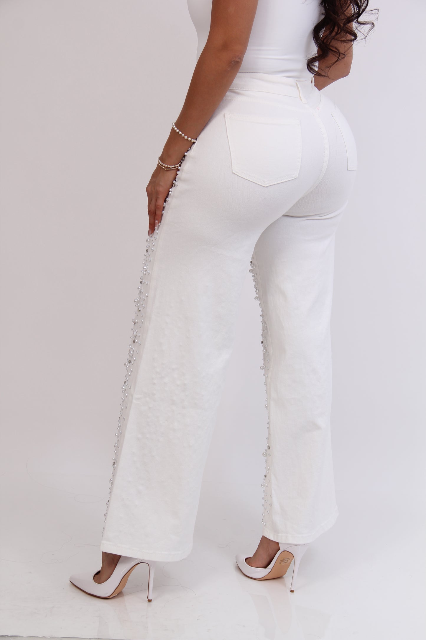 Pantalon Campana Ivory
