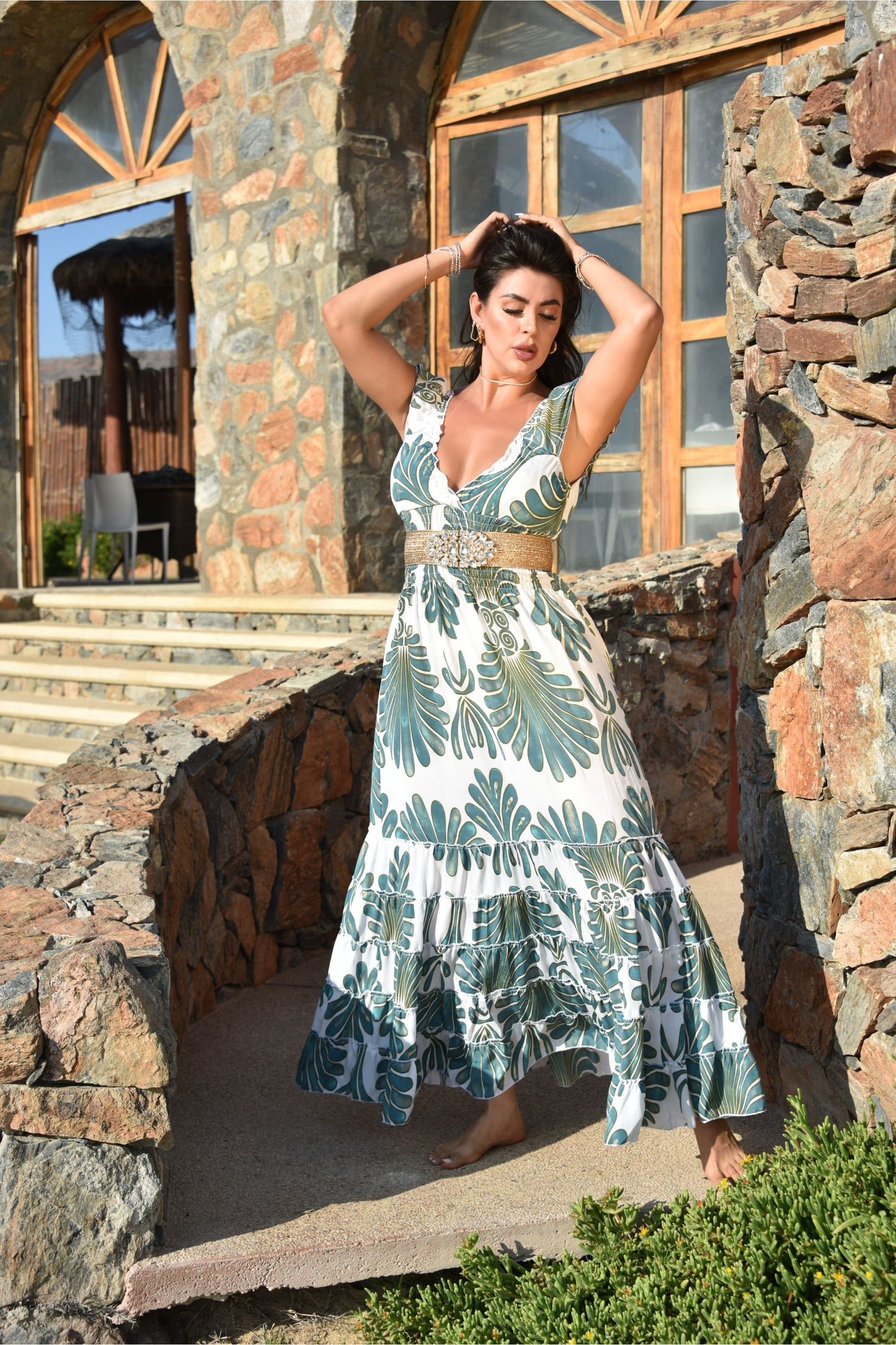 TAILANDES ESCOTE RESORTE Y MANGA CON RESORTE