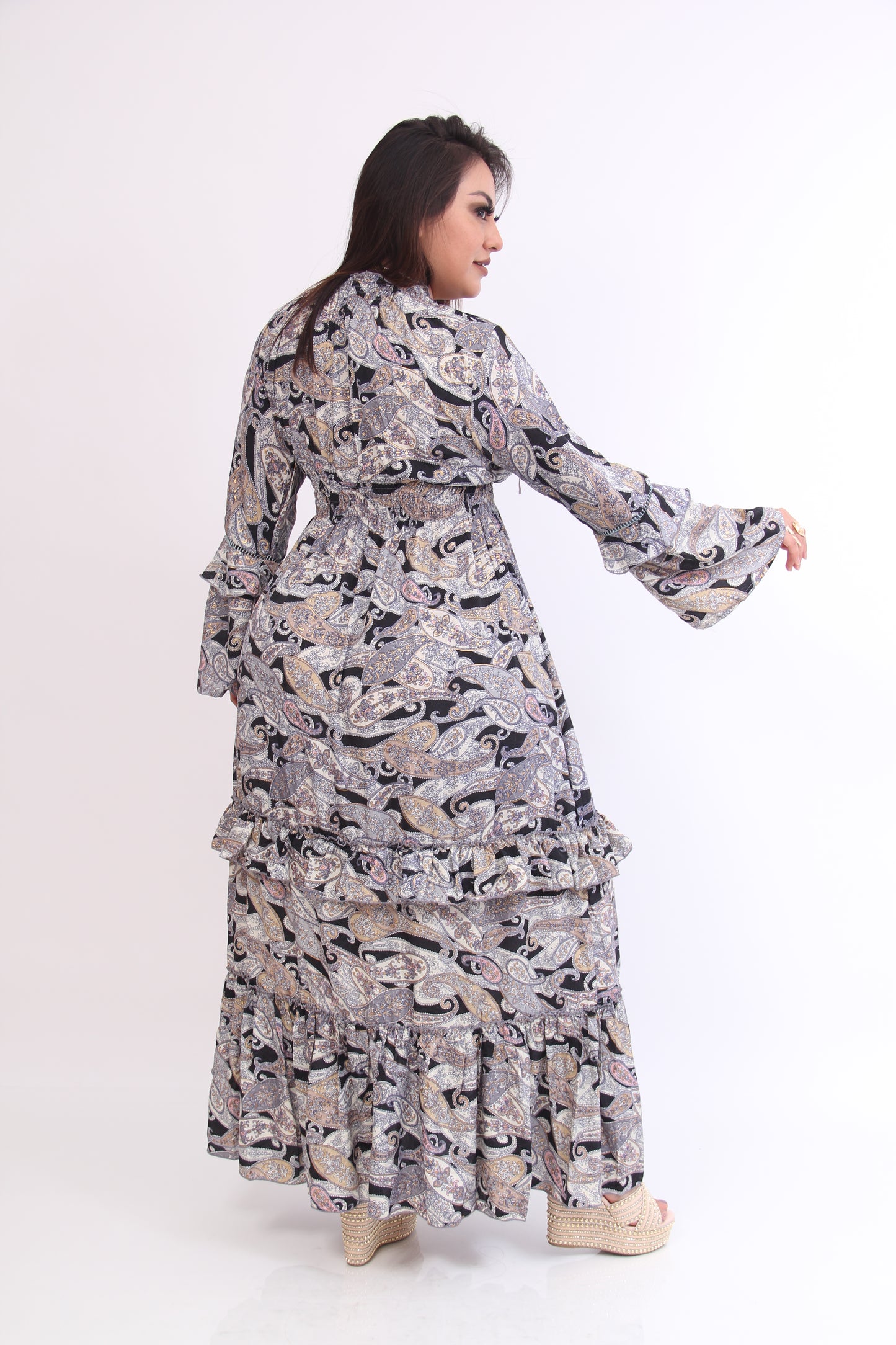 VESTIDO TAILANDES MANGA LARGA