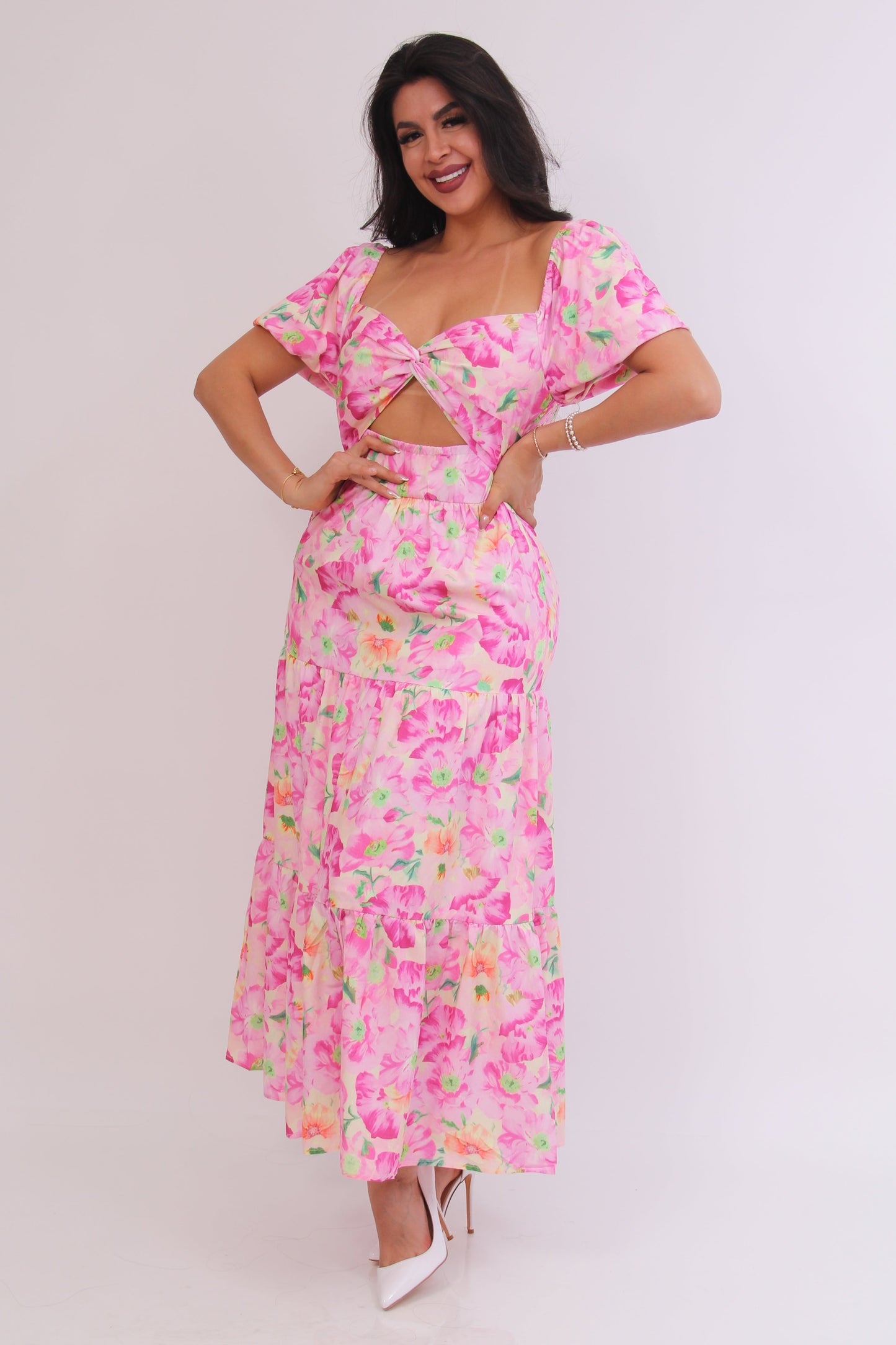 Vestido Rosa Romántica