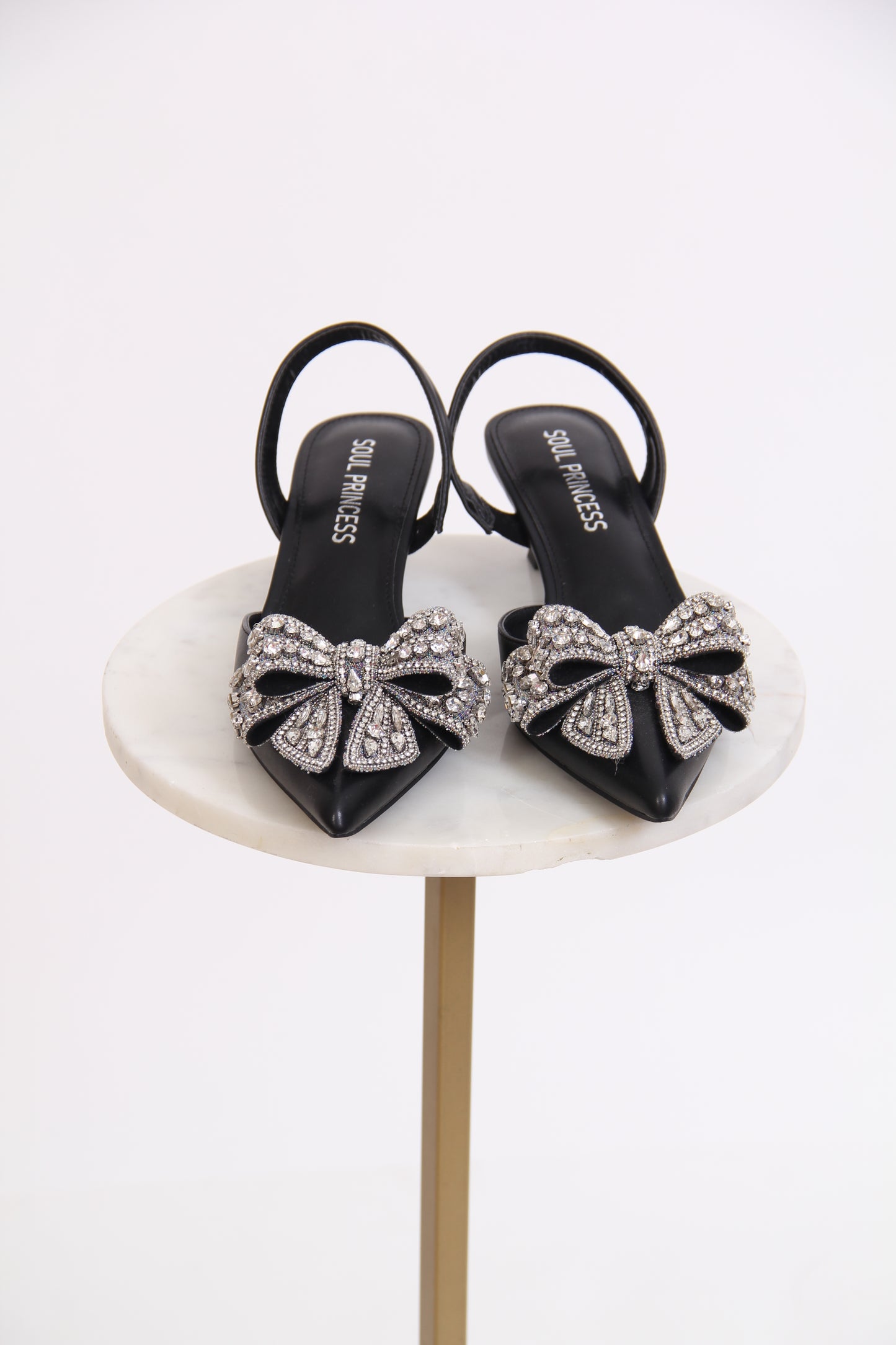 ZAPATILLA MOÑO TRANSPARENTE