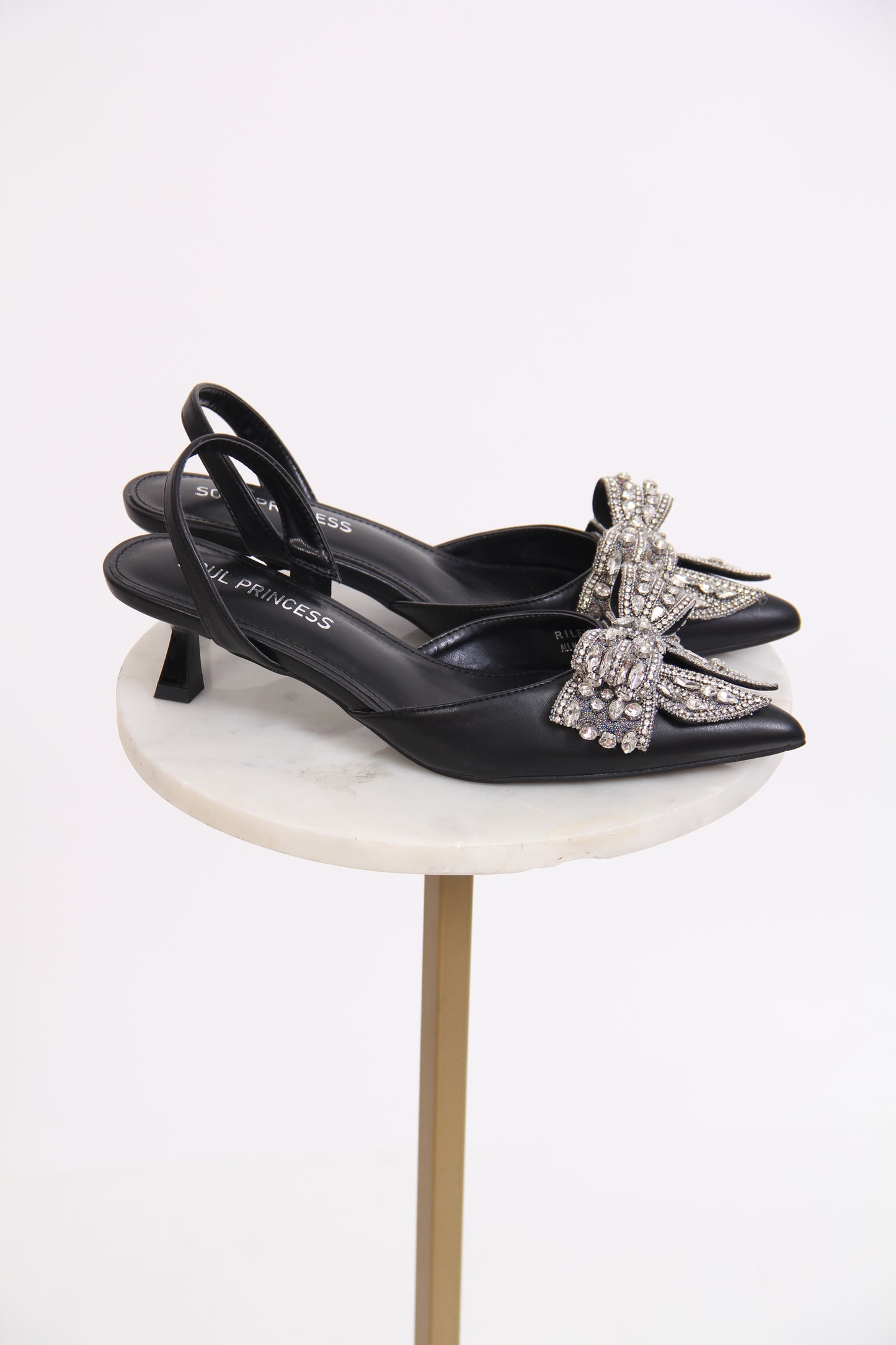 ZAPATILLA MOÑO TRANSPARENTE