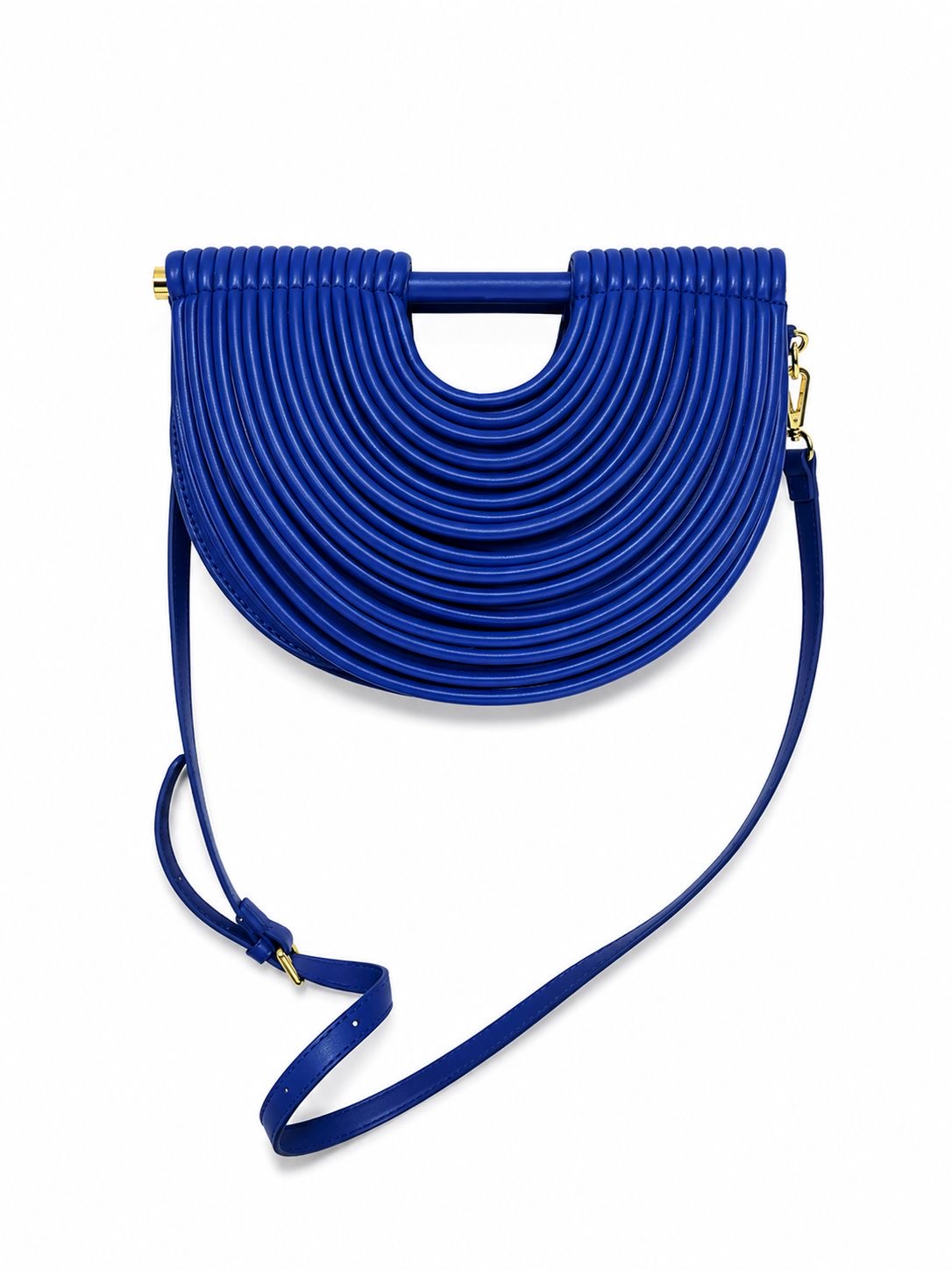 BOLSO CURVEADO AZUL REY