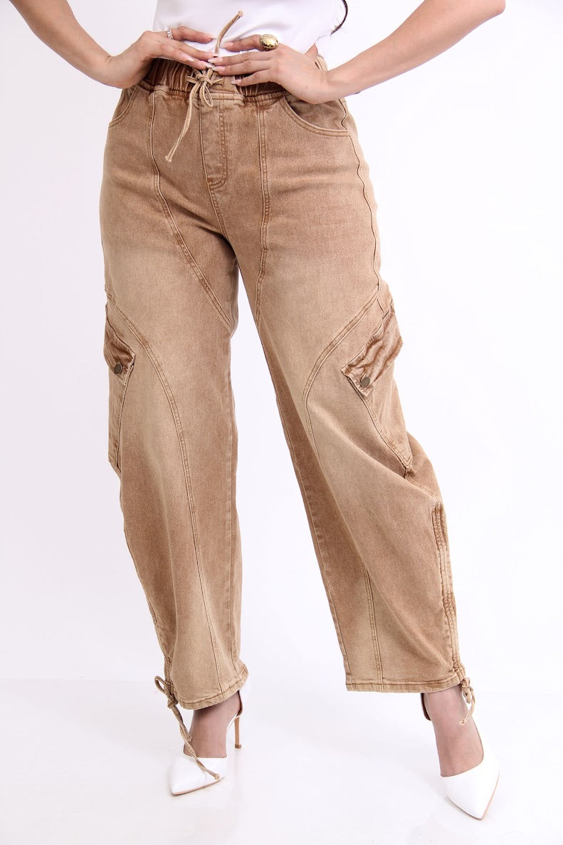 Pantalon de Mezclilla Cargo