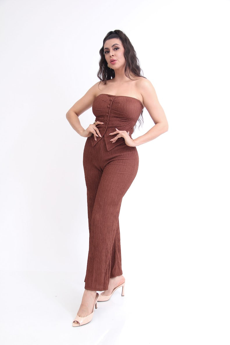 SET CONFORT STRAPPLE BOTONES BLUSA