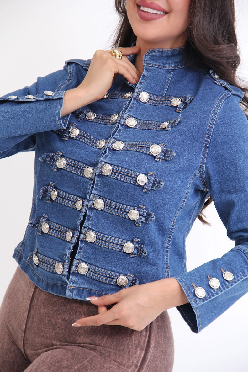CHAQUETA NAPOLEON DE MEZCLILLA