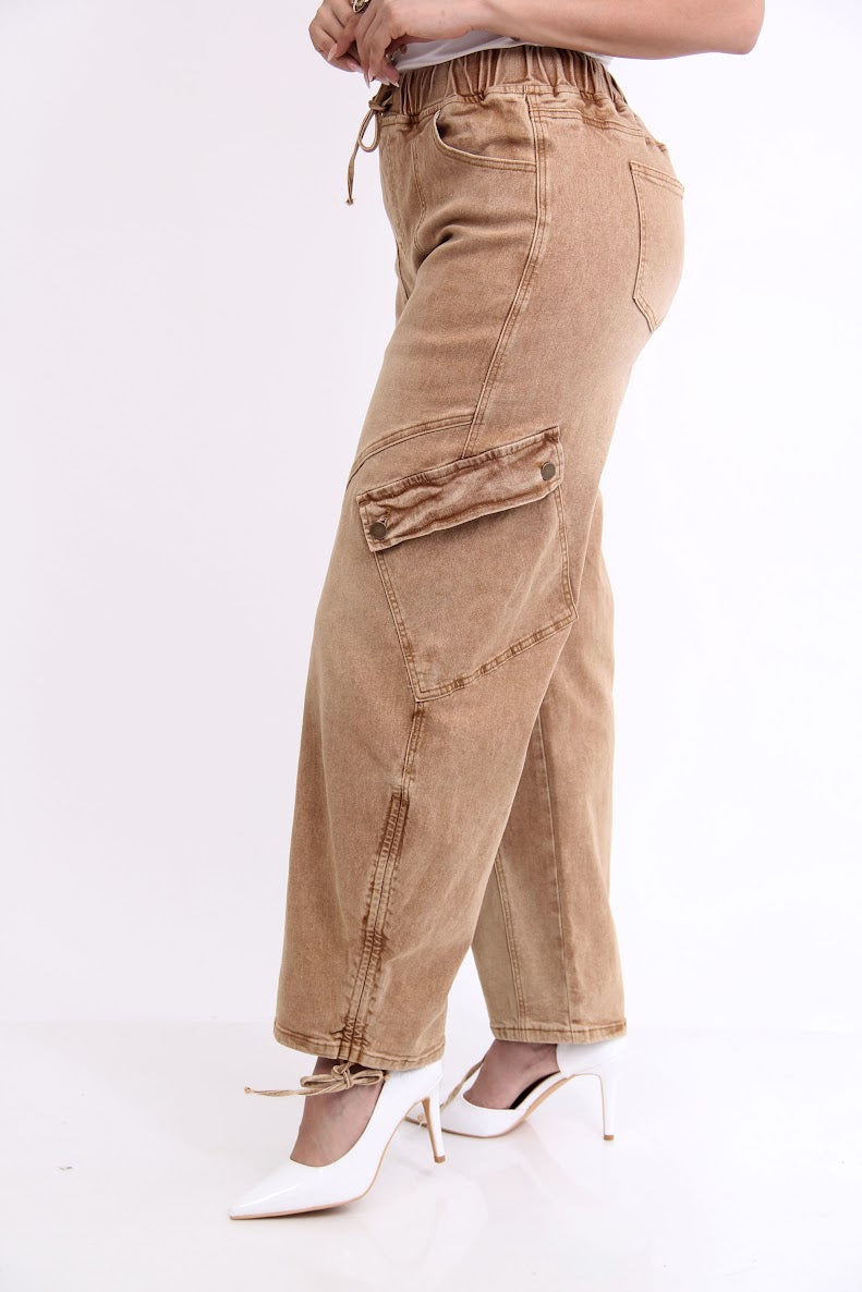 Pantalon de Mezclilla Cargo