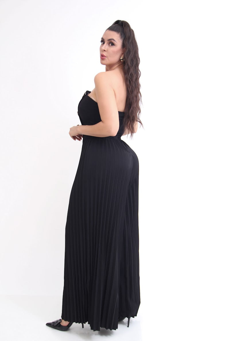 PALAZZO STRAPLE PANTALON PLISADO
