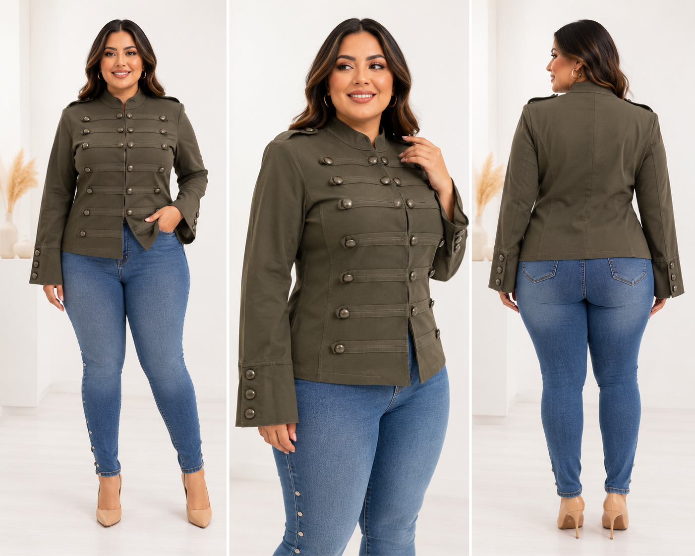 CHAQUETA NAPOLEON VERDE