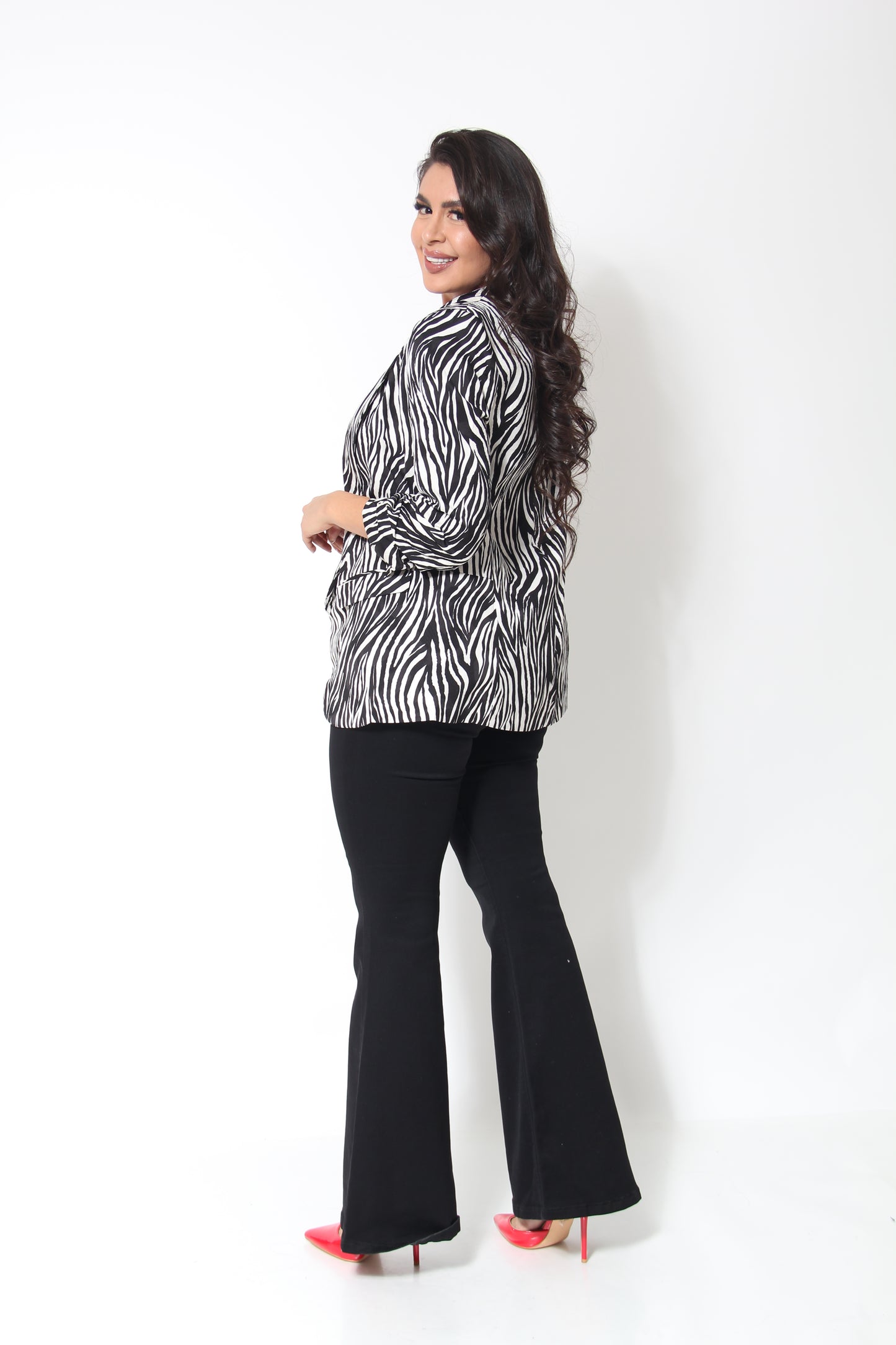 BLAZER ESTAMPADO ZEBRA
