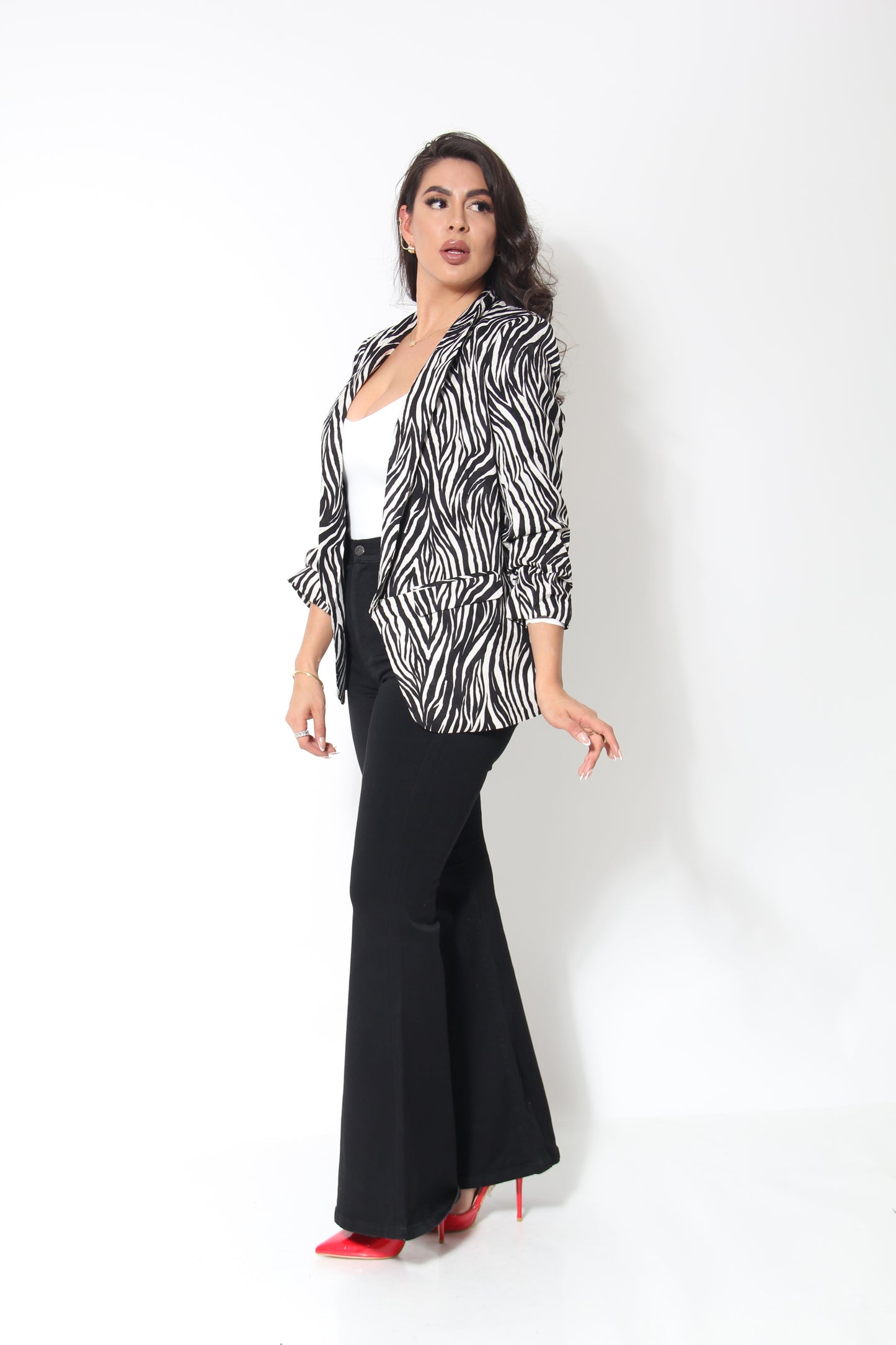 BLAZER ESTAMPADO ZEBRA