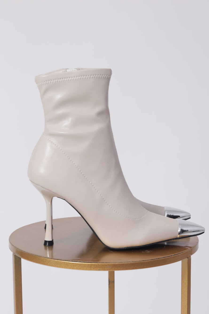 BOTIN CHAROL PUNTA PLATEADA