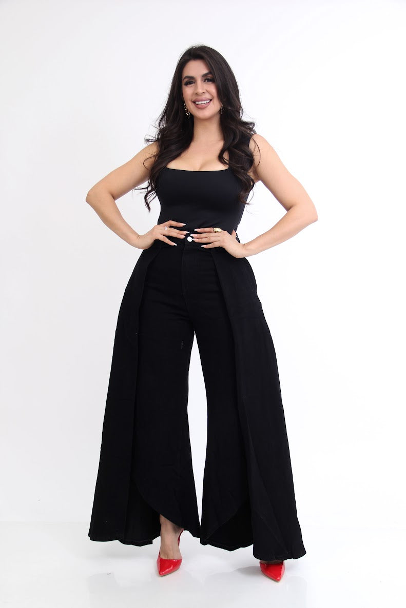 Pantalon de Mezclilla Pliegue