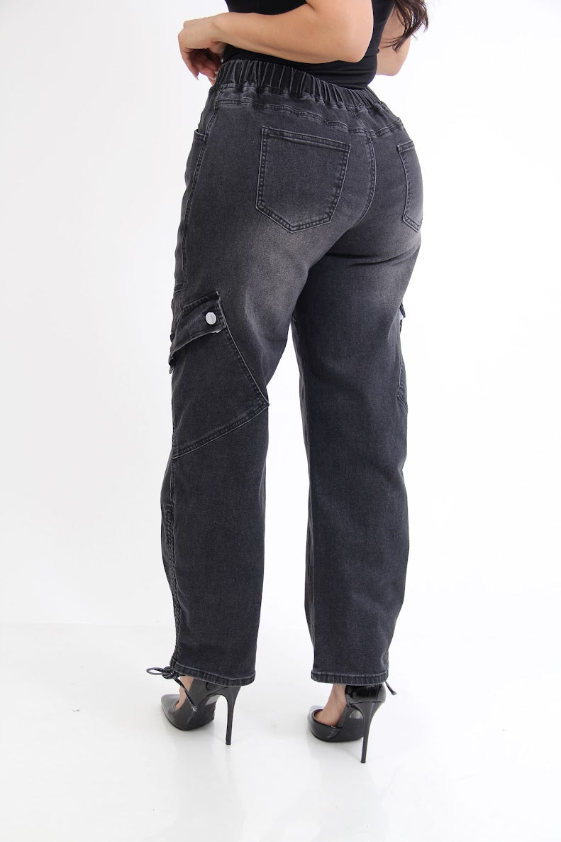 Pantalon de Mezclilla Cargo