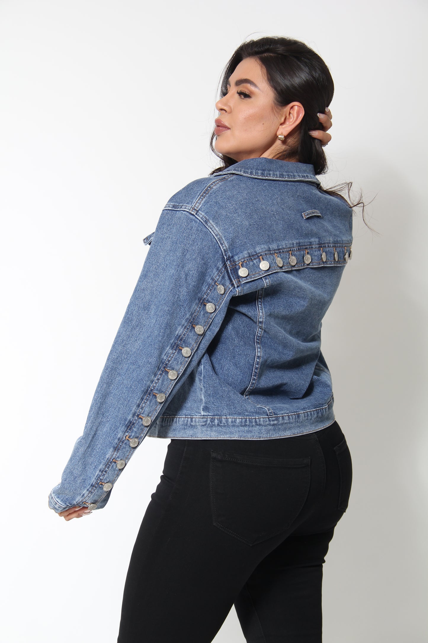 CHAQUETA MEZCLILLA LARGA STOPEROLES