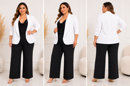 BLAZER MANGA CORRUGADA