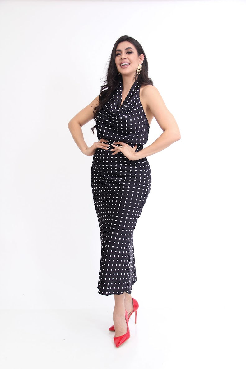 Set Boleado de Falda y Blusa Satin