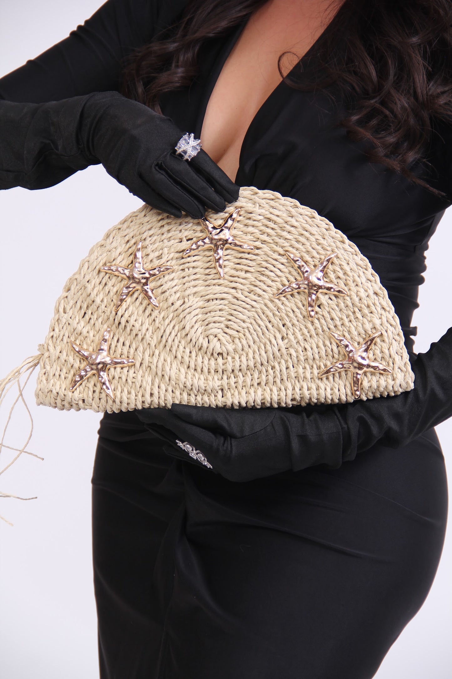 BOLSO YUTE CURVA DIJES ESTRELLAS