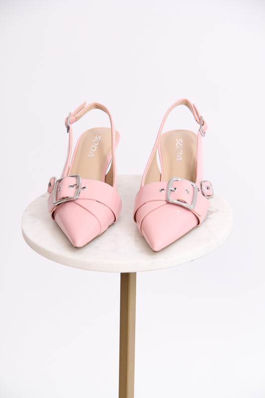 ZAPATILLA STILETO ROSA CLARO