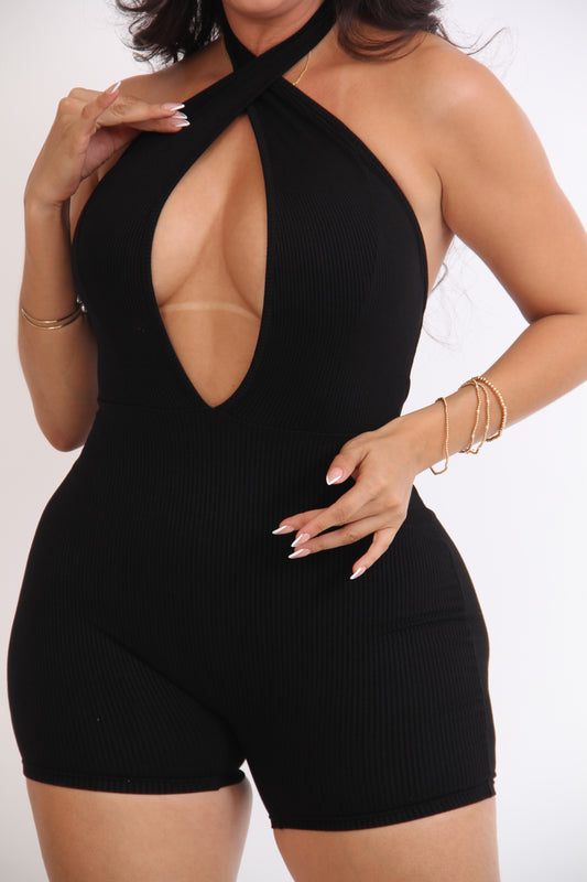 JUMPSUIT NEGRO ESCOTADO TIRA ESPALDA