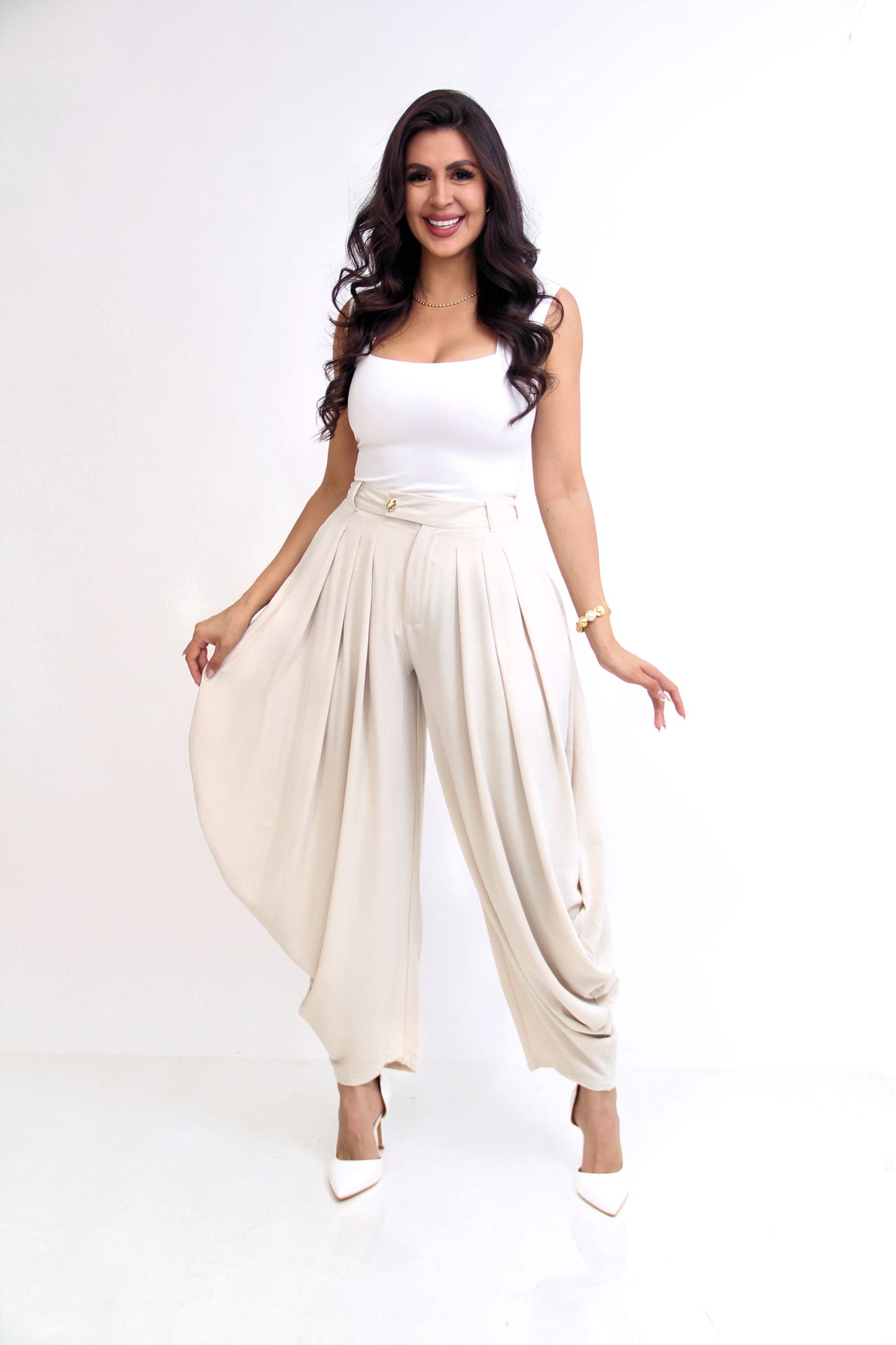 PANTALON HOLGADO ASIMETRICO