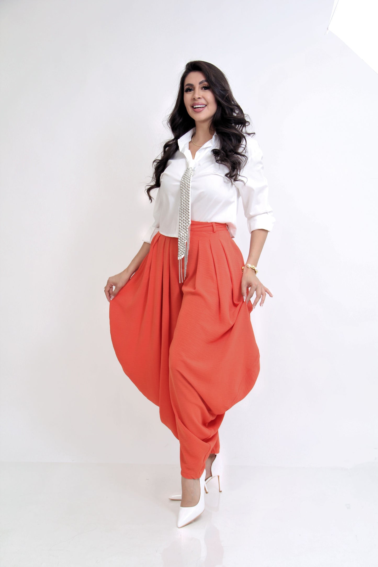 PANTALON HOLGADO ASIMETRICO