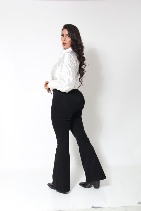 JEANS NEGRO BASICO VIBRANT