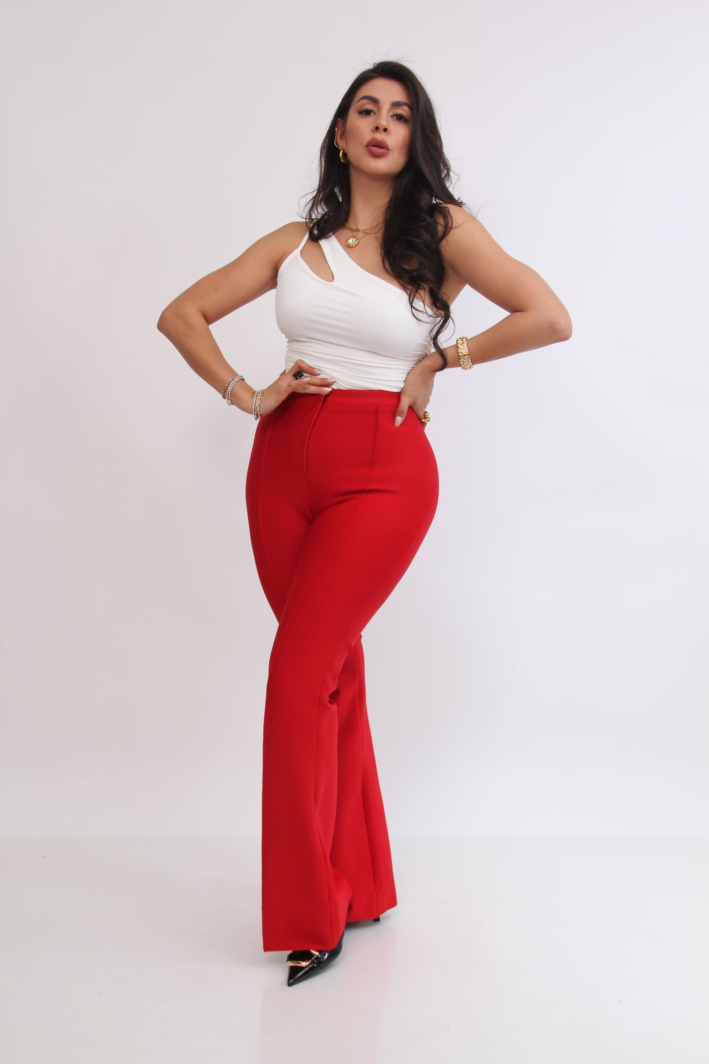 PANTALON DE VESTIR BANDAGE