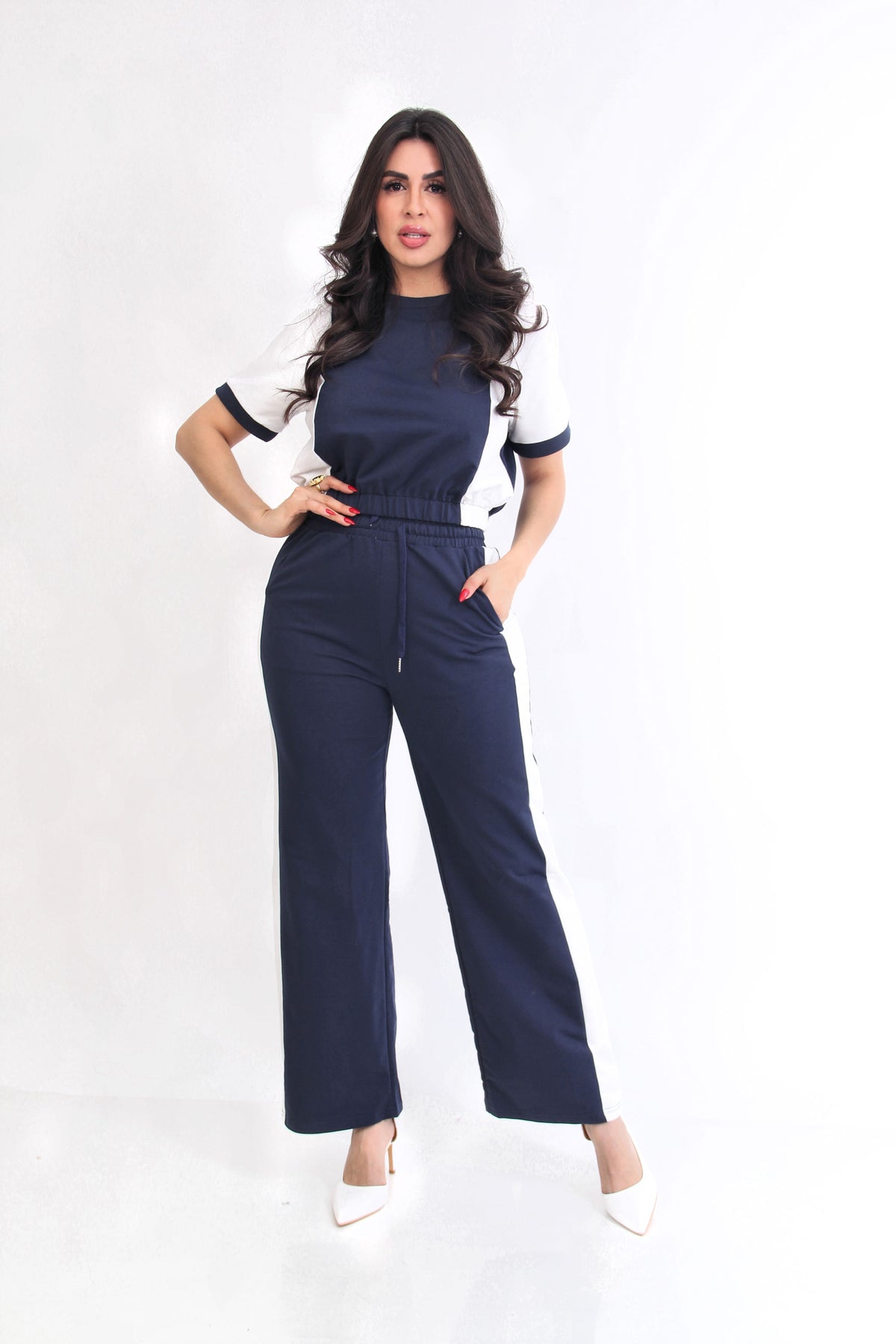 SET DE PANTS CASUAL MANGA CORTA - STPNTL-AZ-10096-490-2608, fotografía 4
