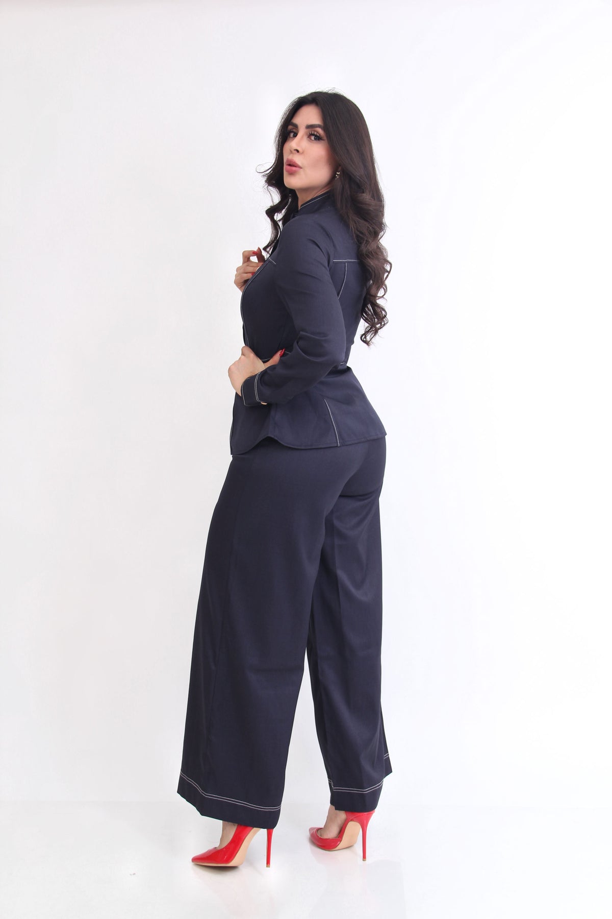 SET DE VESTIR CHAQUETA BOTONES DORADOS - STPNTL-AZ-58237-680-2608, fotografía 1