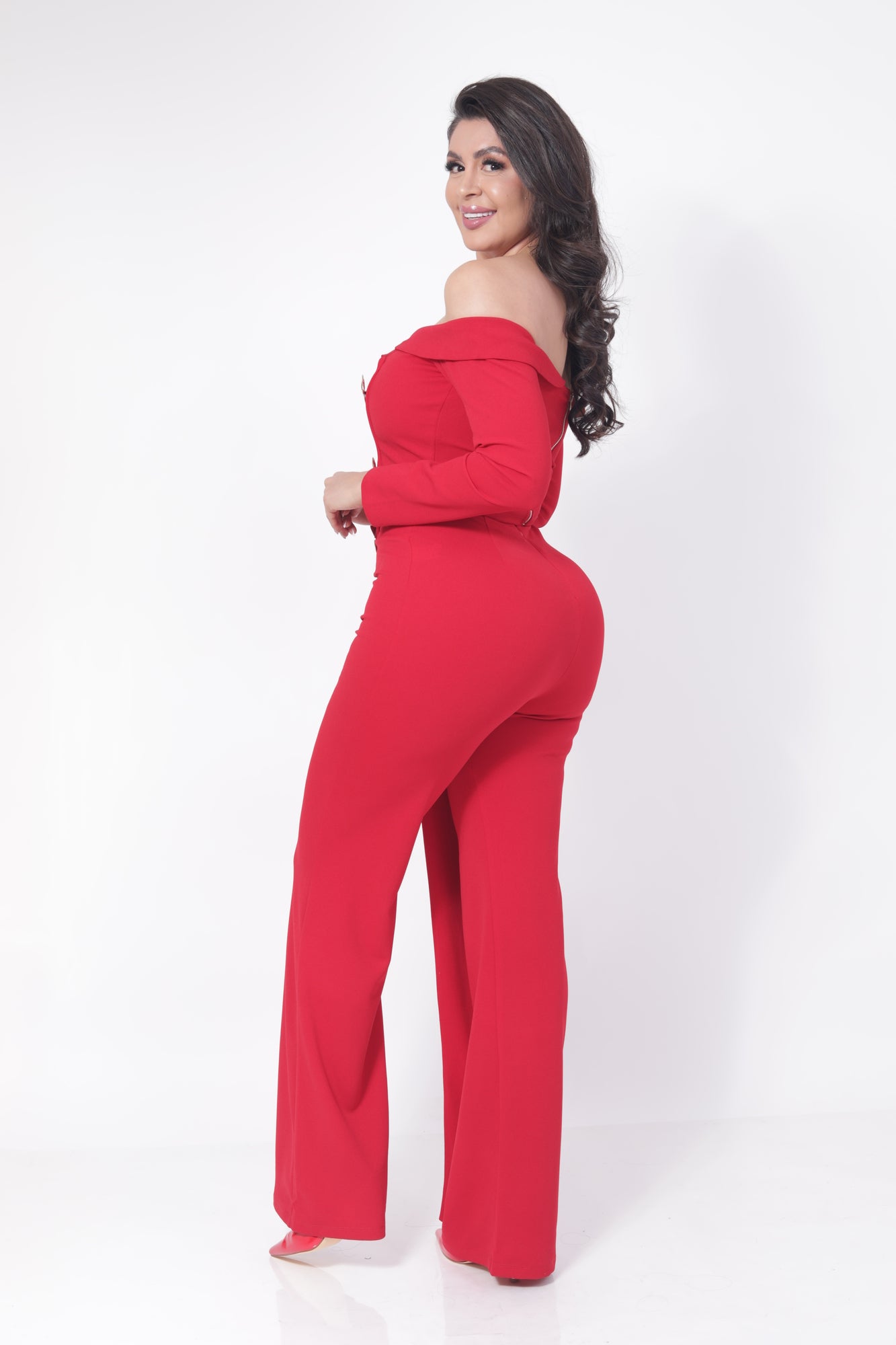 SET DE MANGA LARGA BOTONES DORADOS