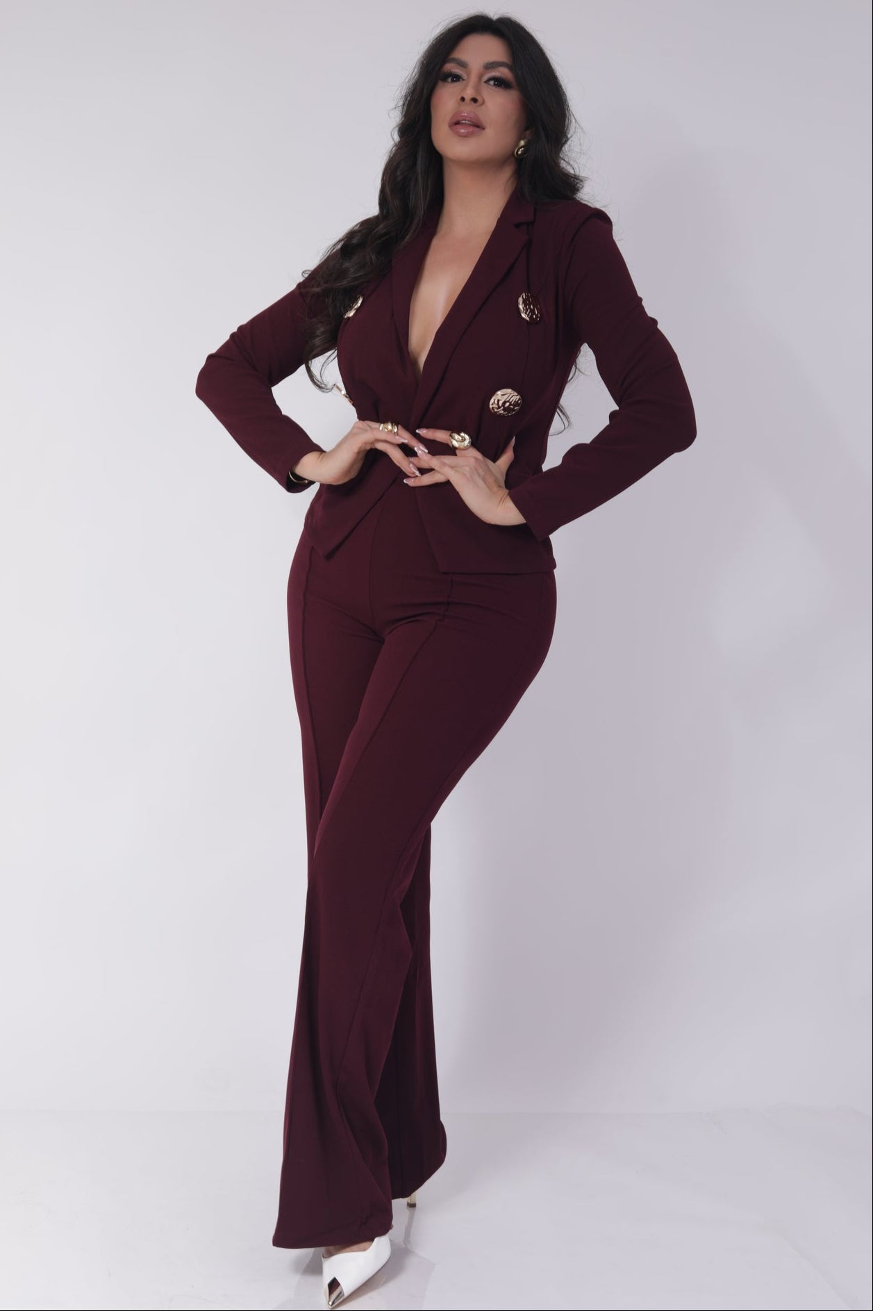 SET DE TRAJE SACO BOTONES