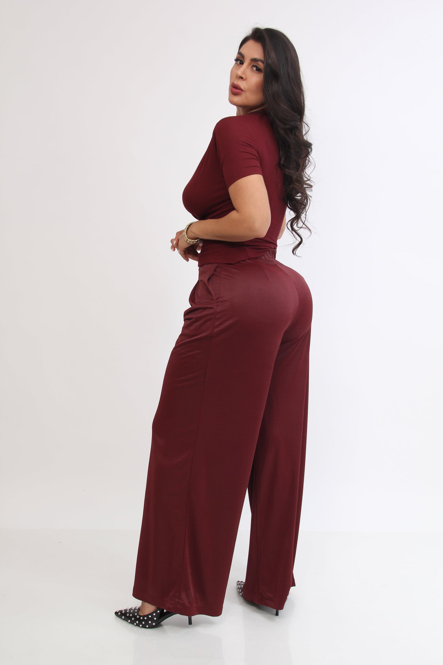 SET DE PANTALON Y BLUSA DE LICRA