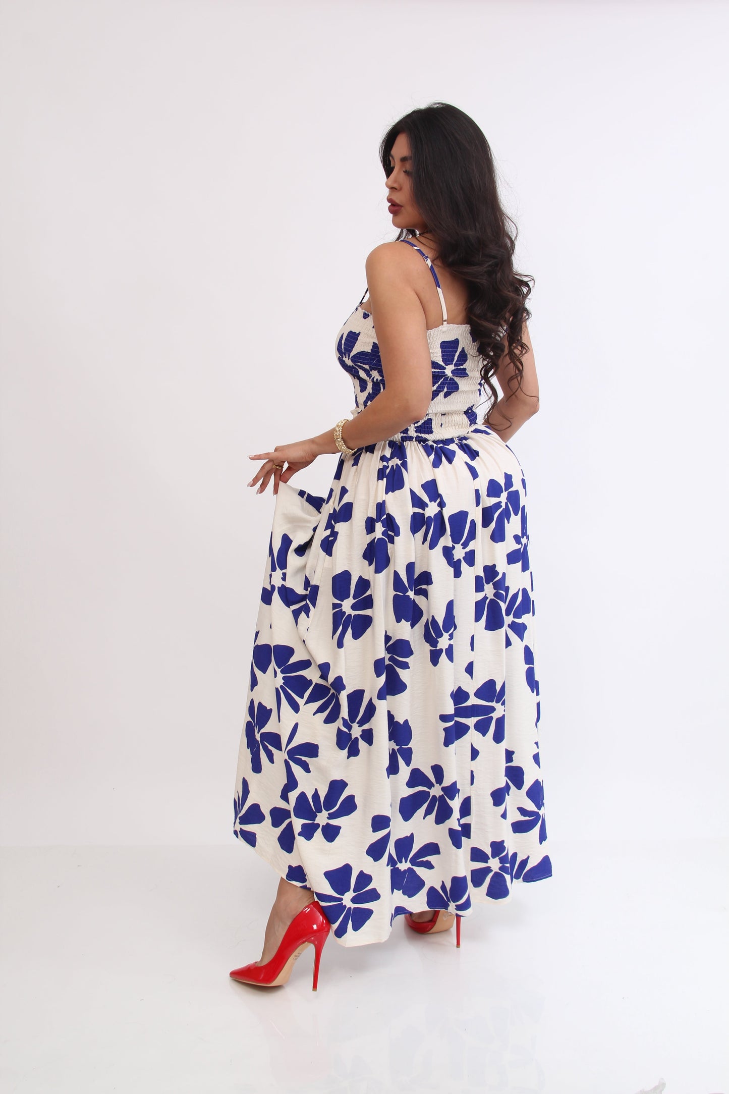 SET DE FALDA Y TOP FLOREADO