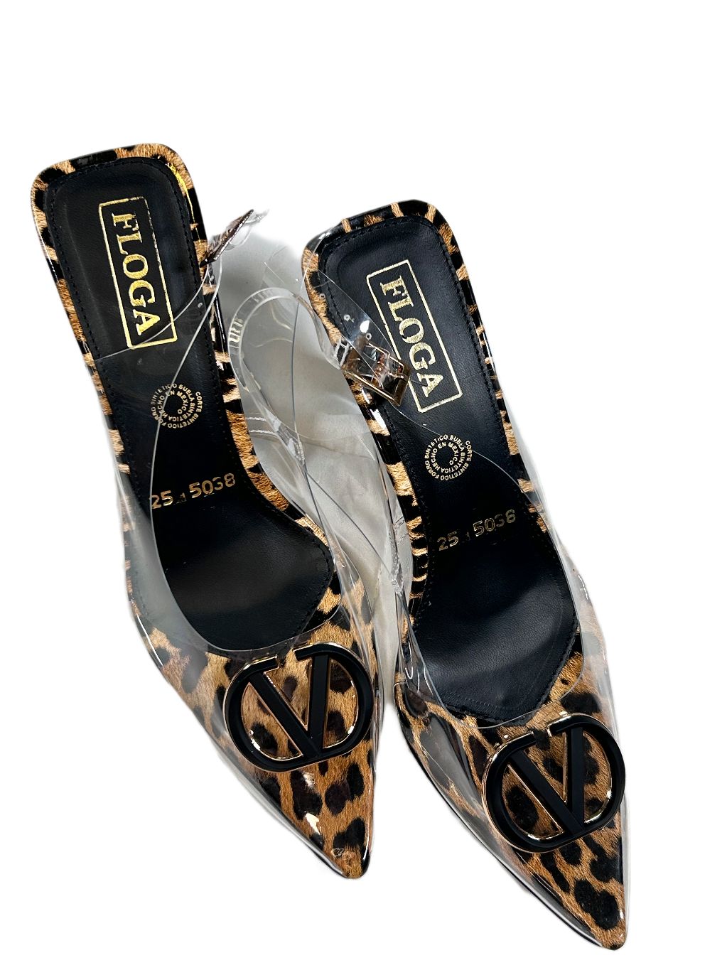ZAPATILLA ANIMAL PRINT TRANSPARENTE