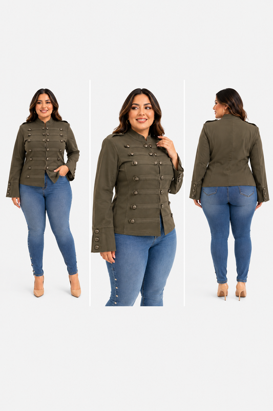 CHAQUETA NAPOLEON VERDE