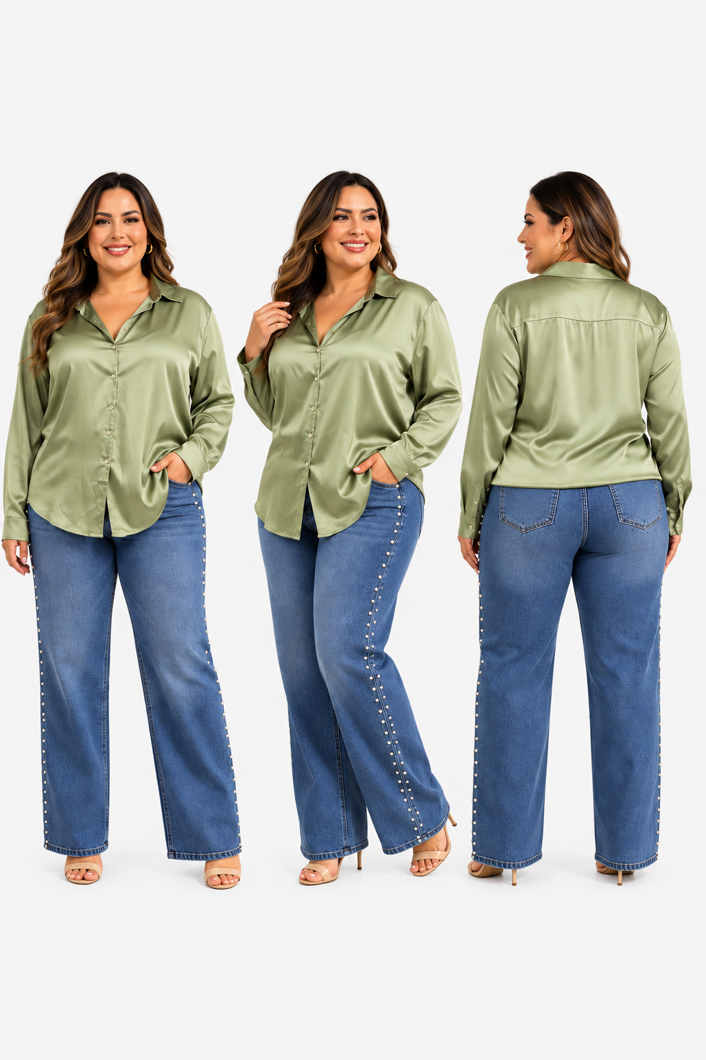 PANTALON MEZCLILLA PERLAS